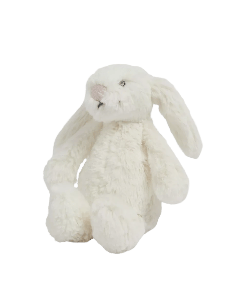 Bashful White Bunny