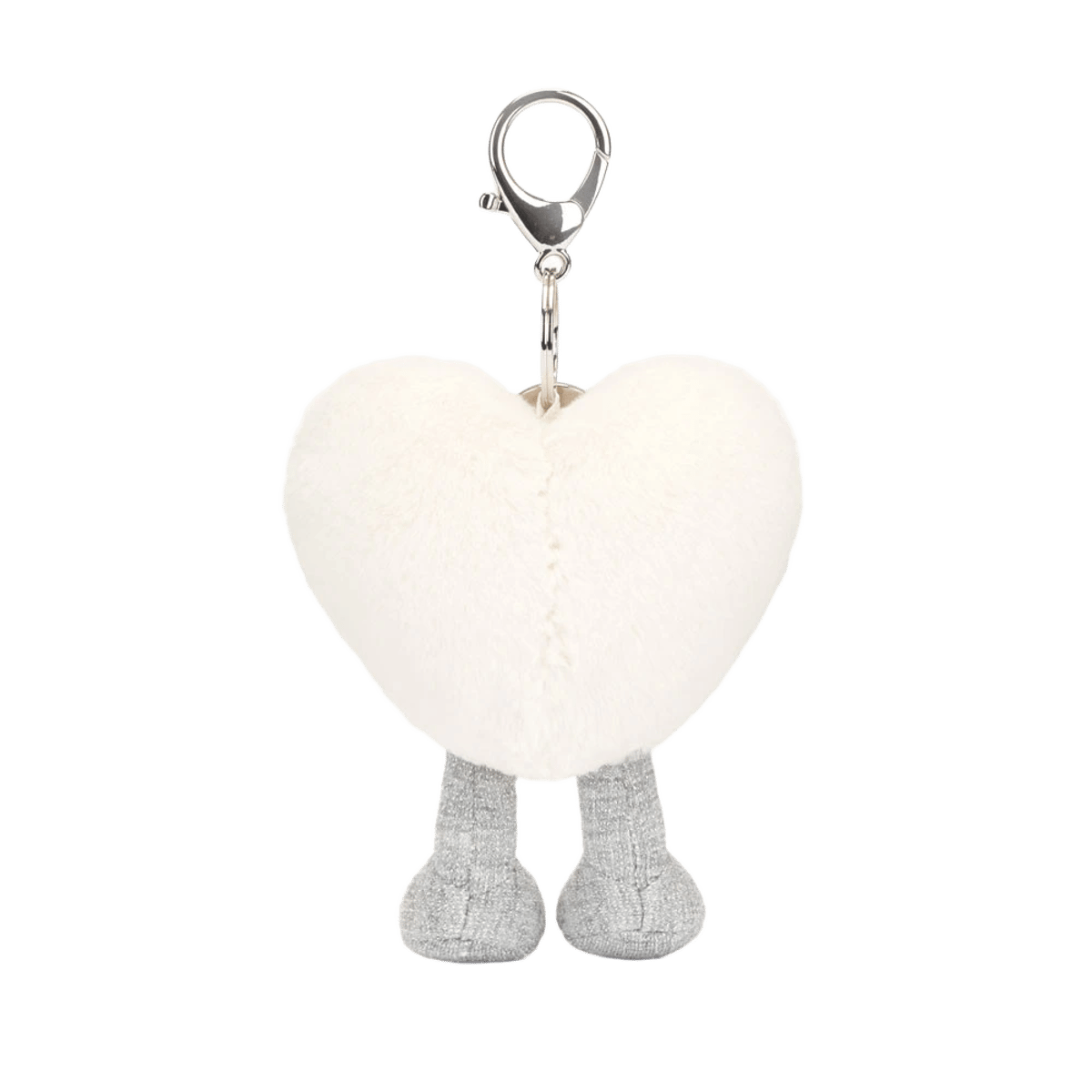 Amuseables Cream Heart Bag Charm