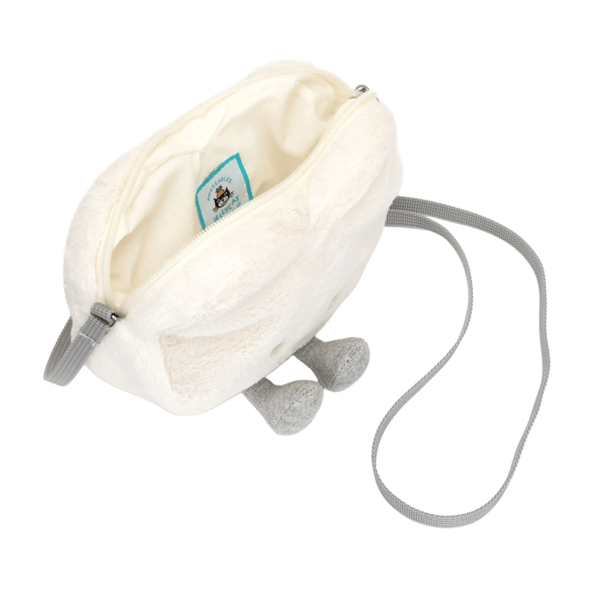 Amuseables Cream Heart Bag