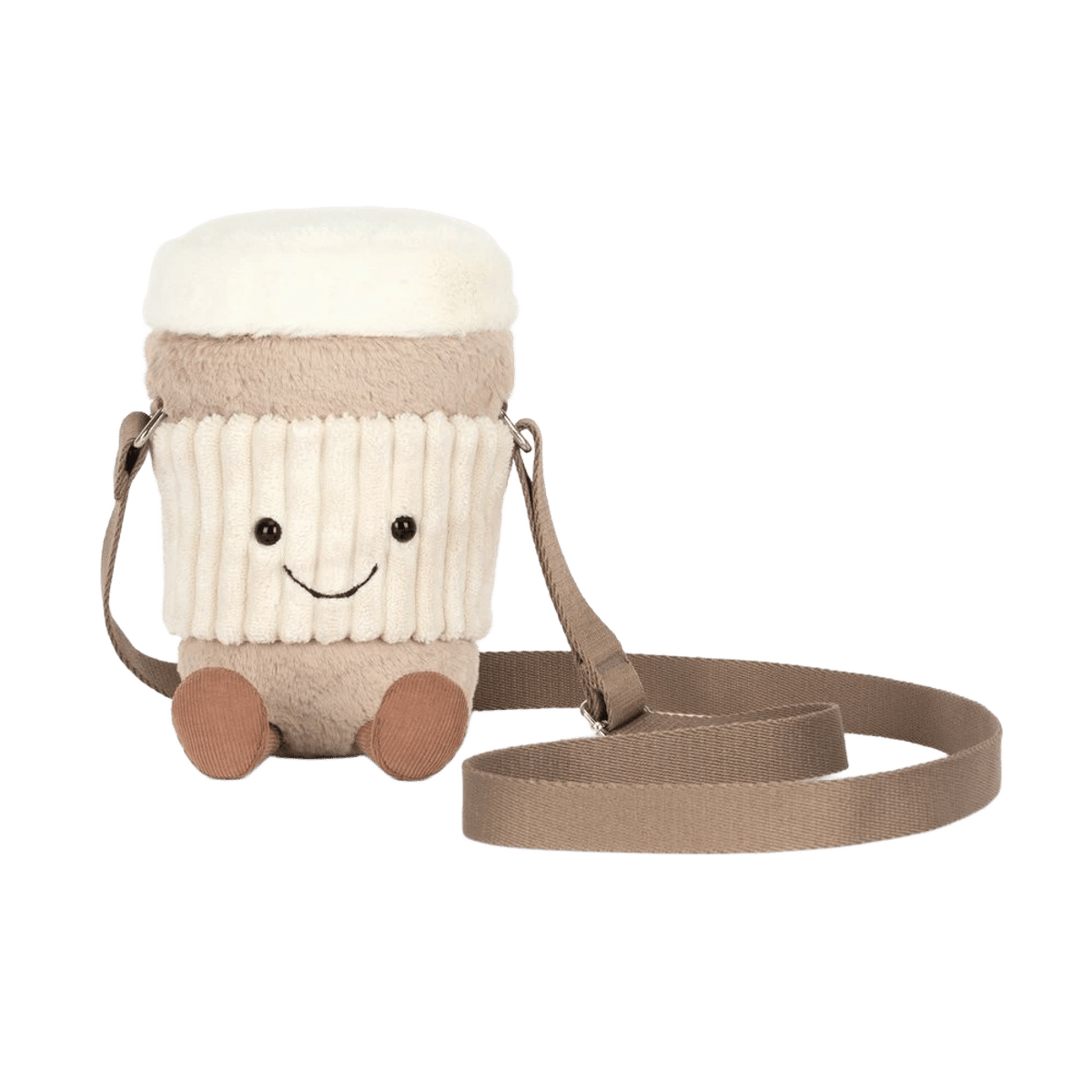 Amuseables Perkle Coffee Shoulder Bag