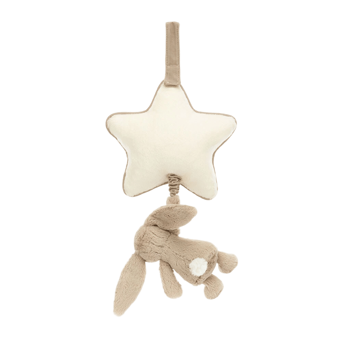 Bashful Beige Bunny Musical Pull