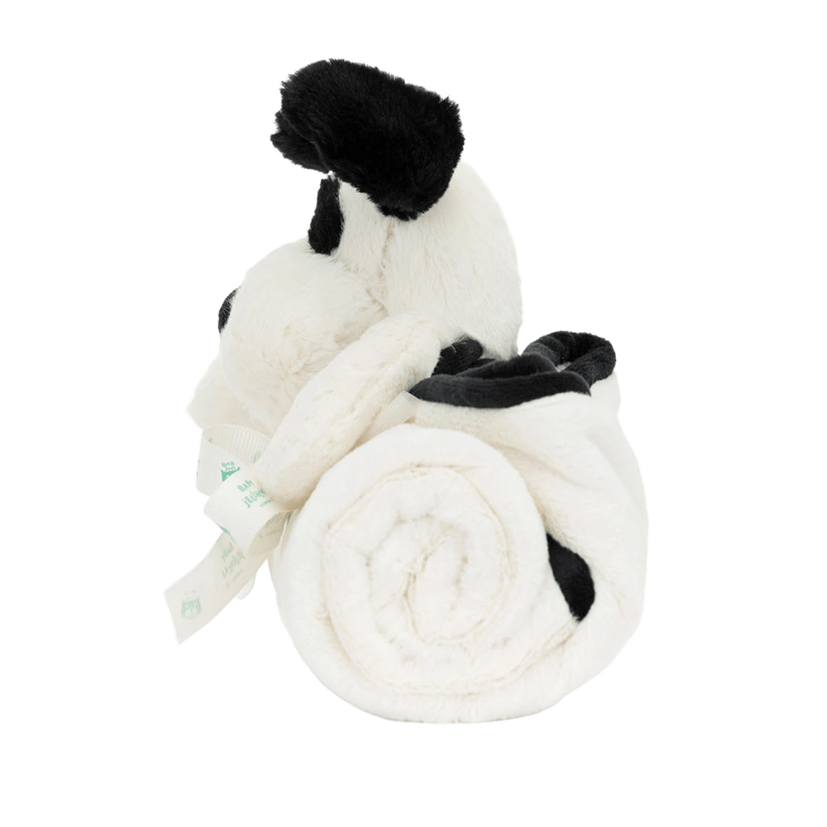 Bashful Black & Cream Puppy Blankie