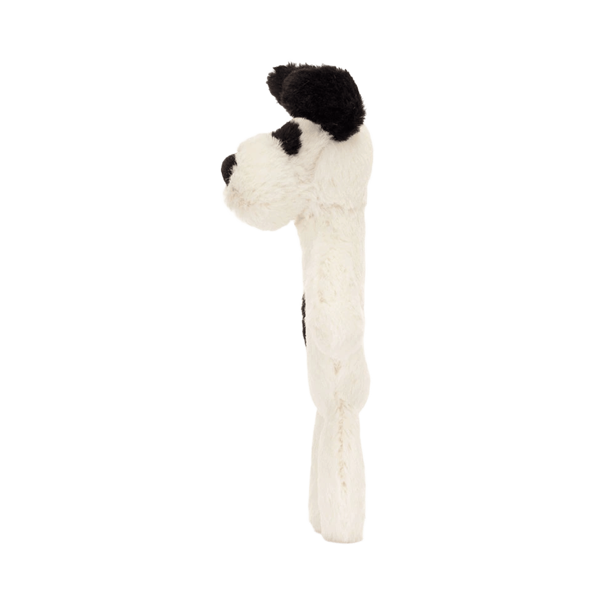 Bashful Black & Cream Puppy Ring Rattle