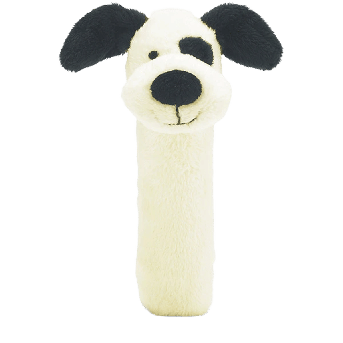 Bashful Black & Cream Puppy Squeaker Toy