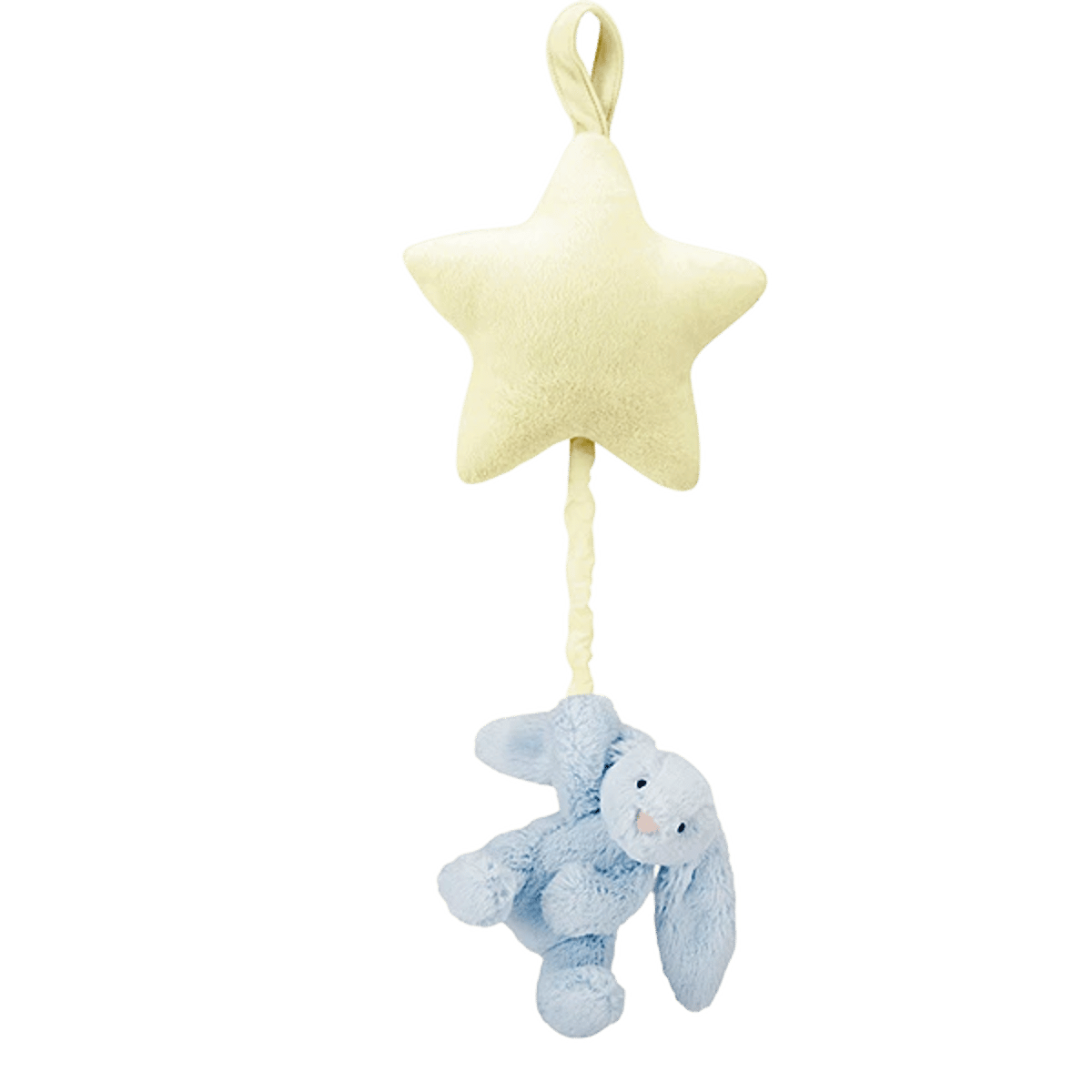 Bashful Blue Bunny Star Musical Pull