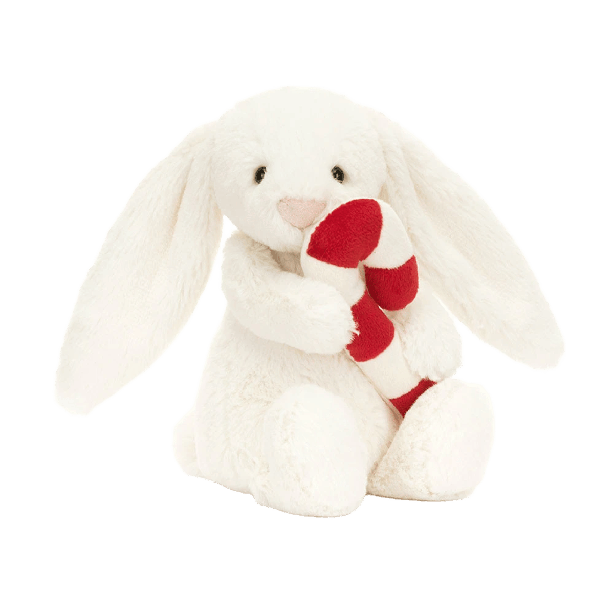 Bashful Bunny with Candy Cane