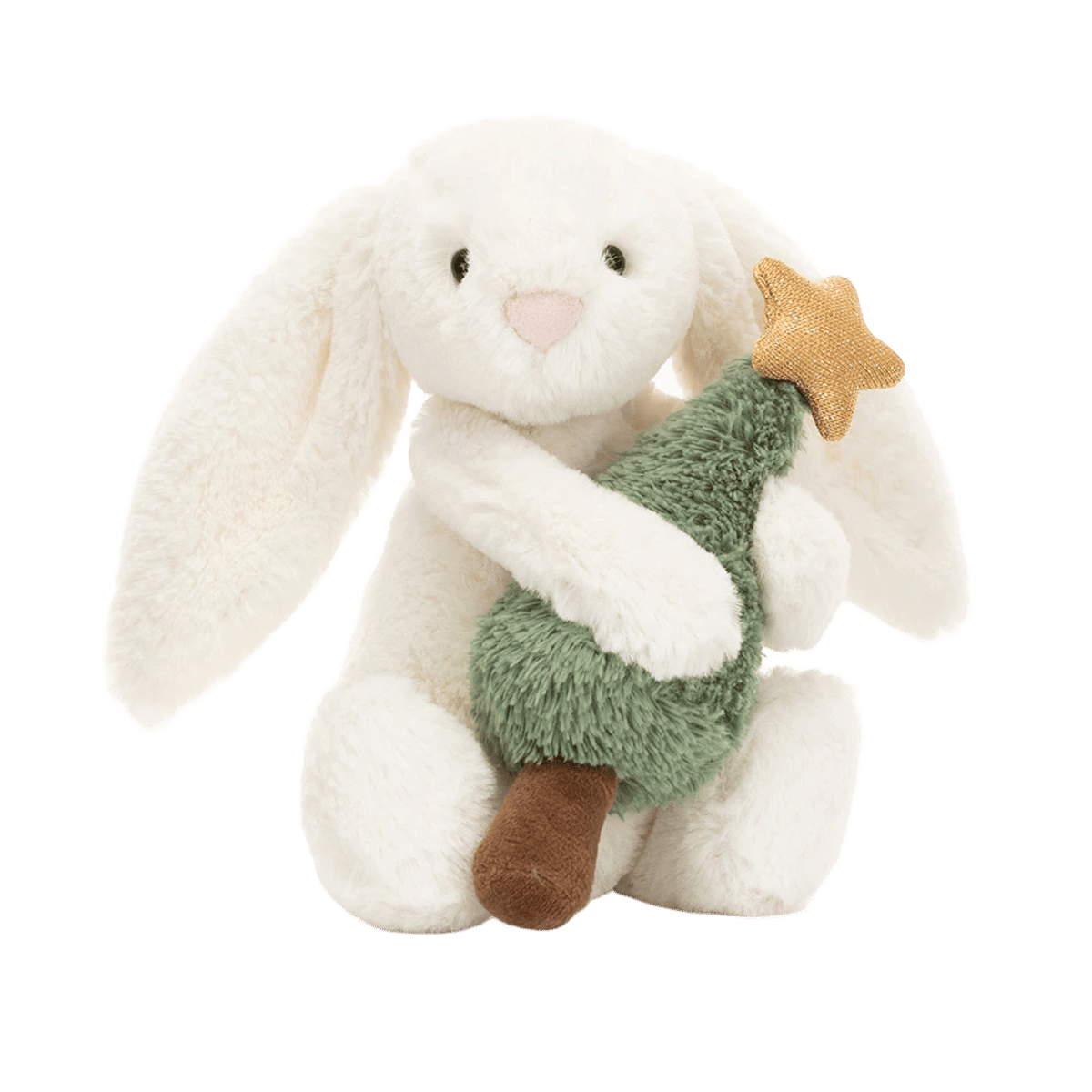 Bashful Bunny with Christmas Tree