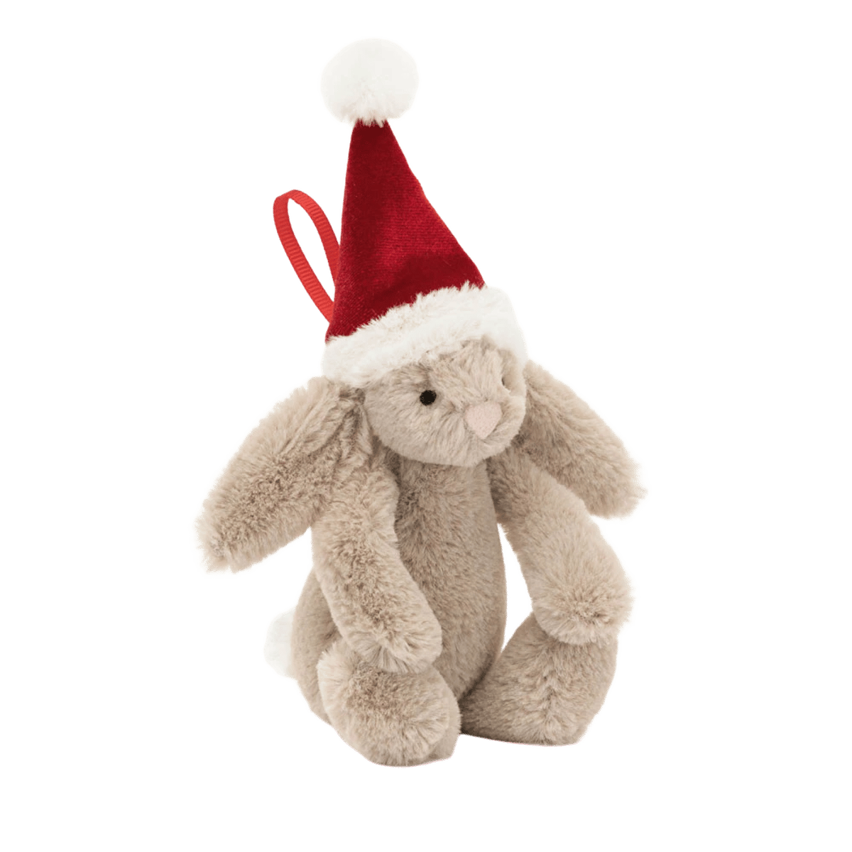Bashful Christmas Bunny Decoration