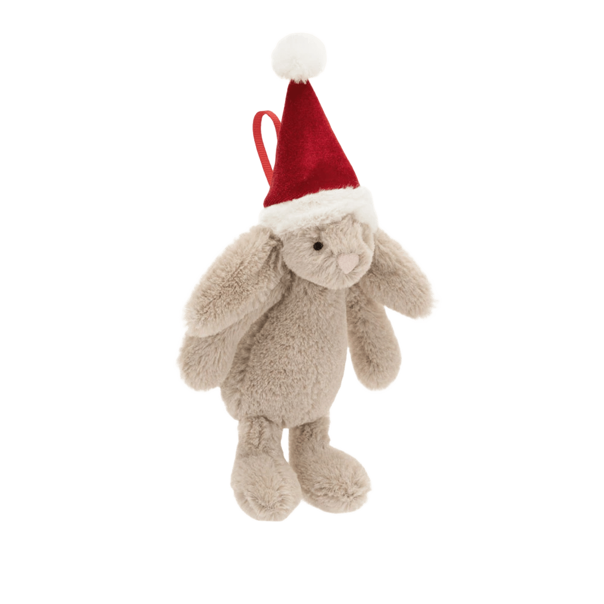 Bashful Christmas Bunny Decoration