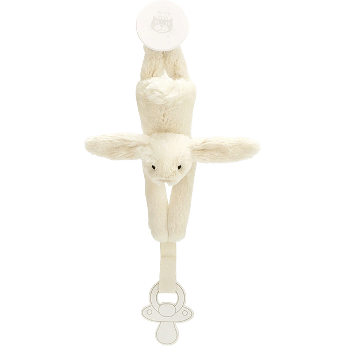 Bashful Cream Bunny Dummy Holder