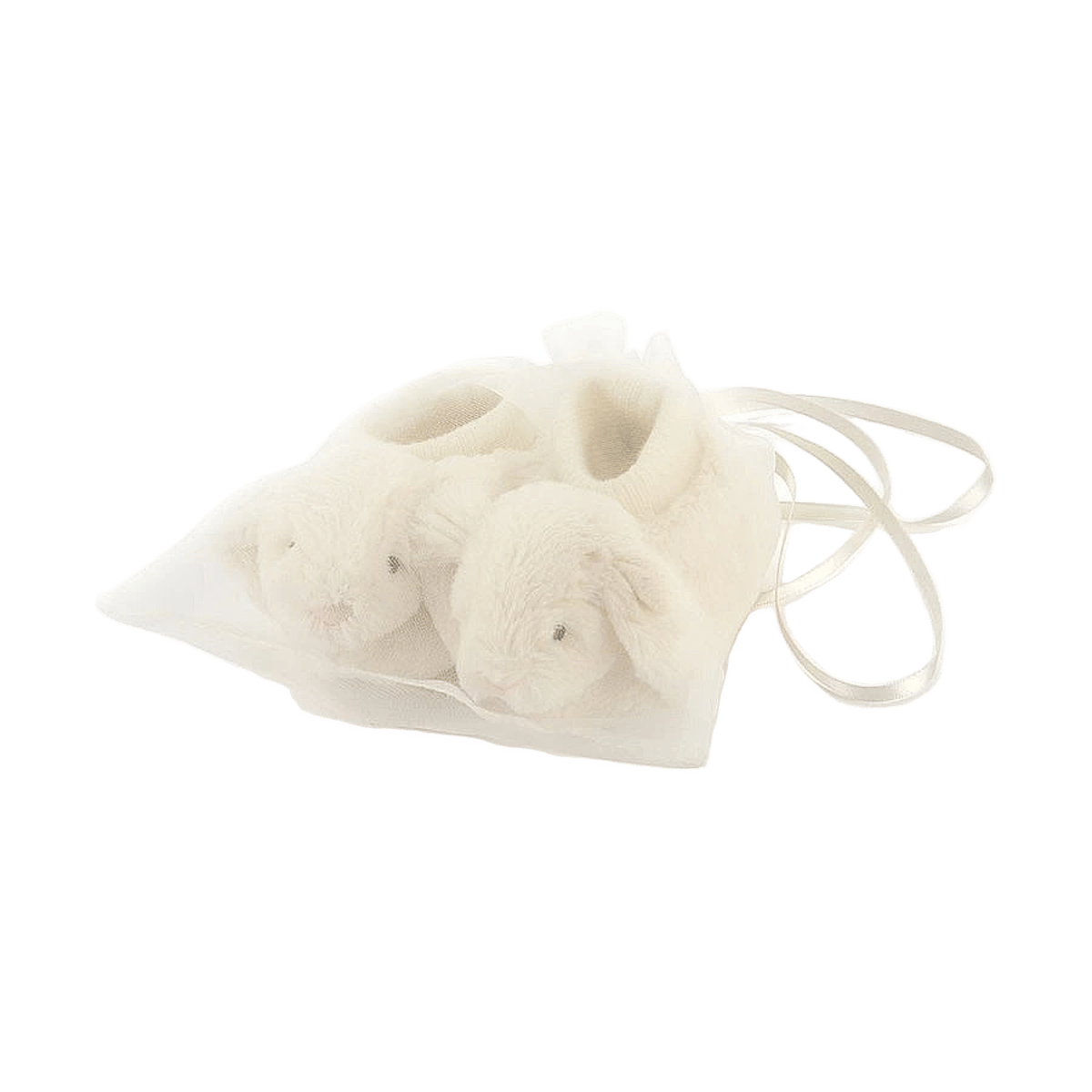 Bashful Cream Bunny Booties