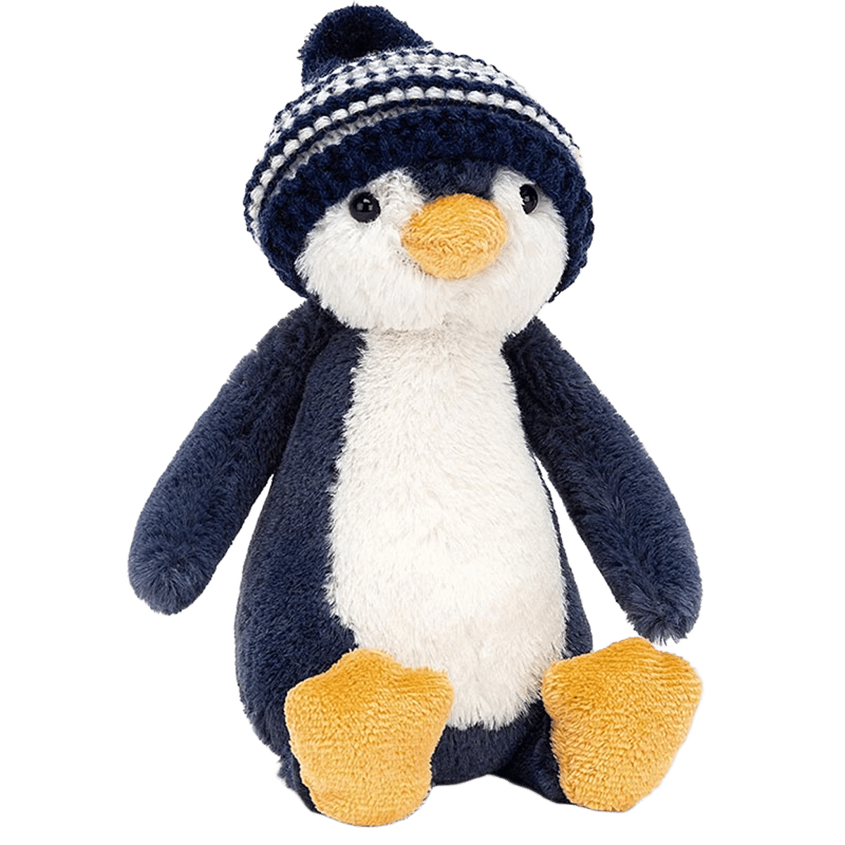 Bashful Navy Bobble Hat Penguin