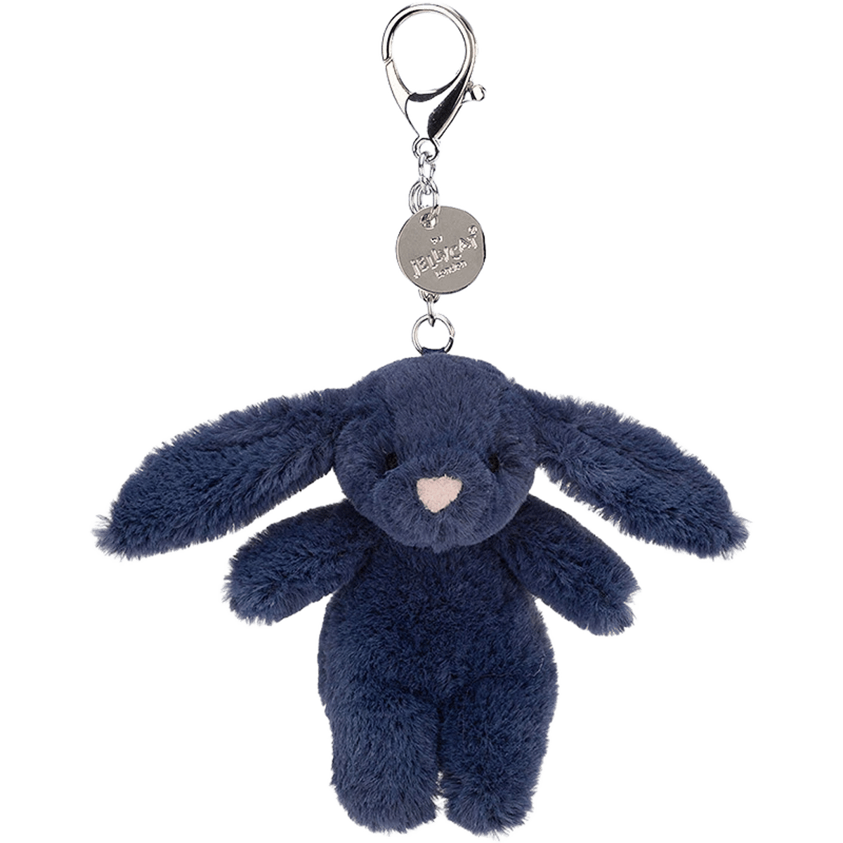 Bashful Navy Bunny Bag Charm
