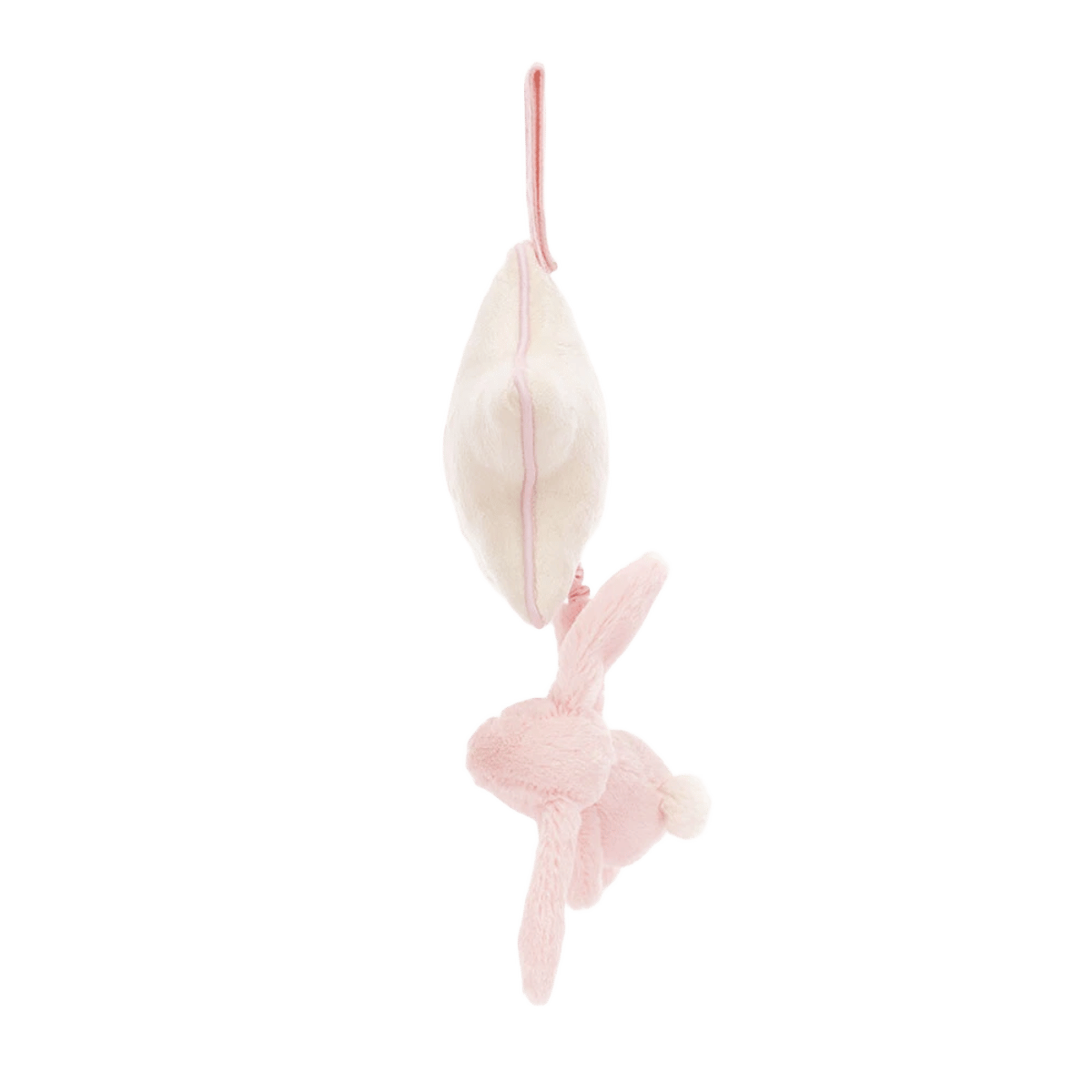 Bashful Pink Bunny Musical Pull