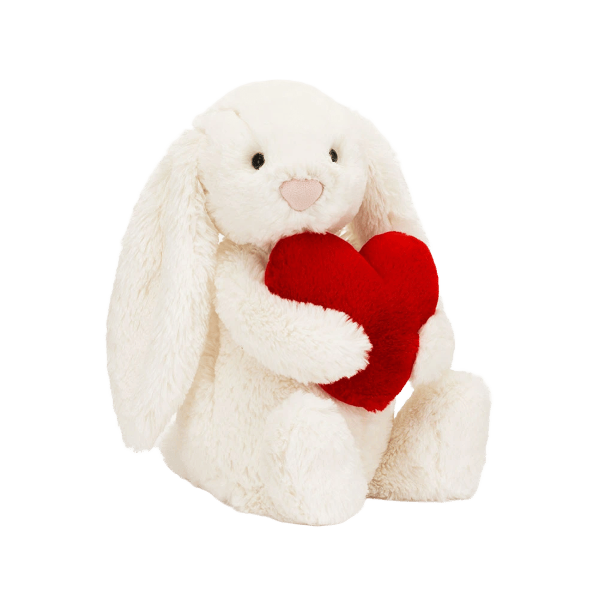 Bashful Red Love Heart Bunny
