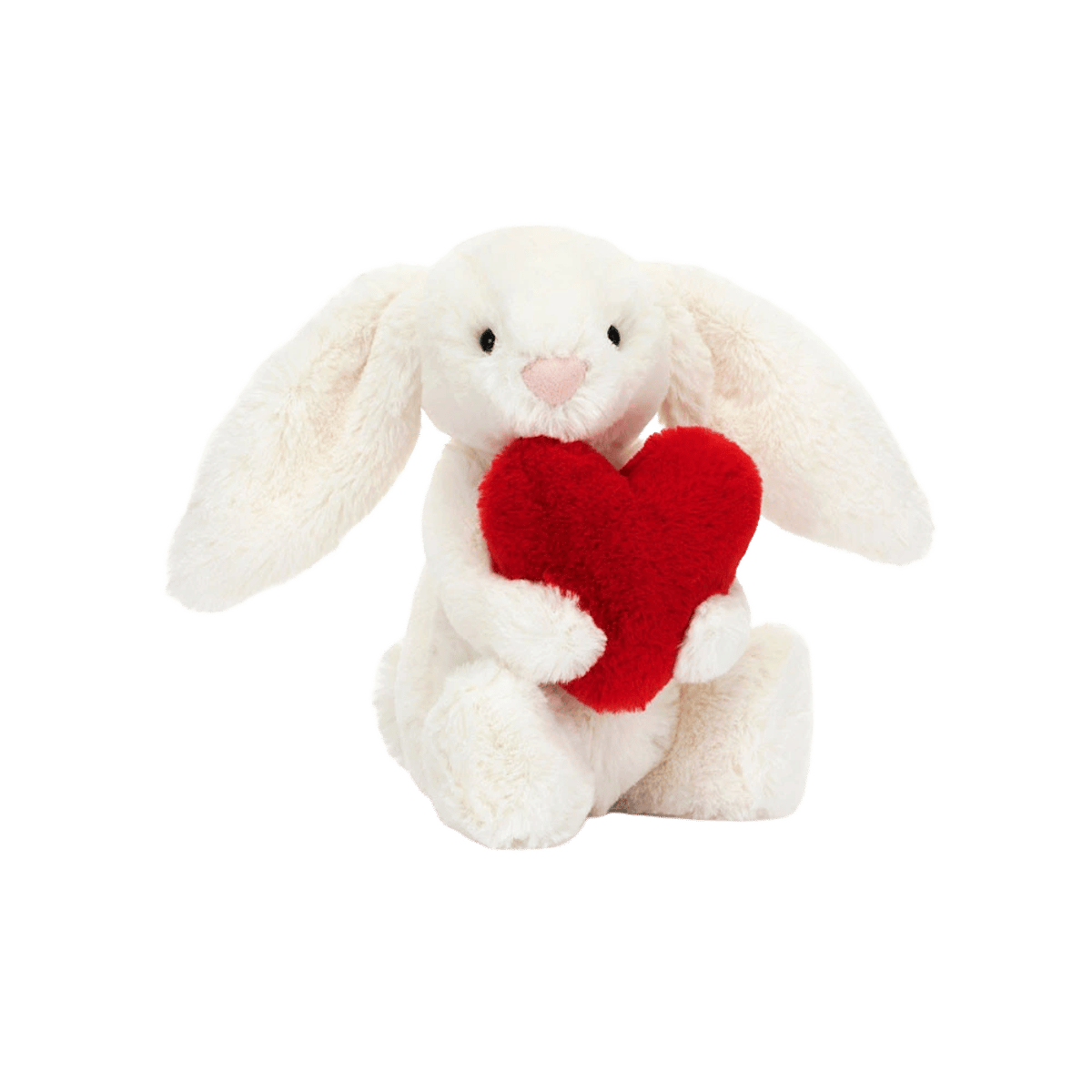 Bashful Red Love Heart Bunny