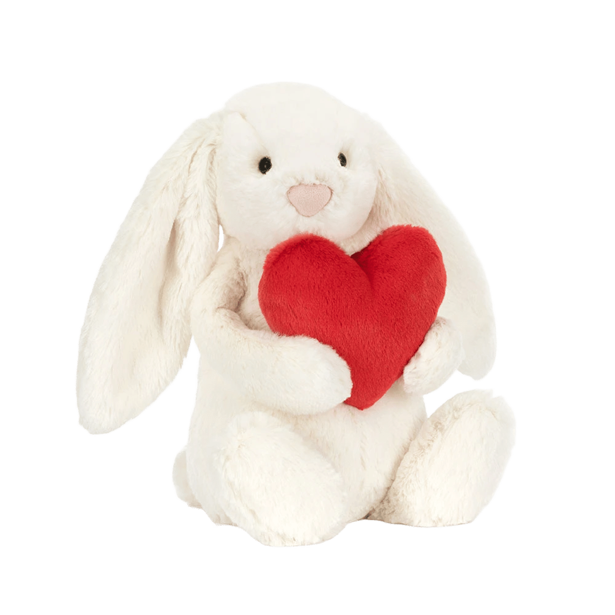 Bashful Red Love Heart Bunny