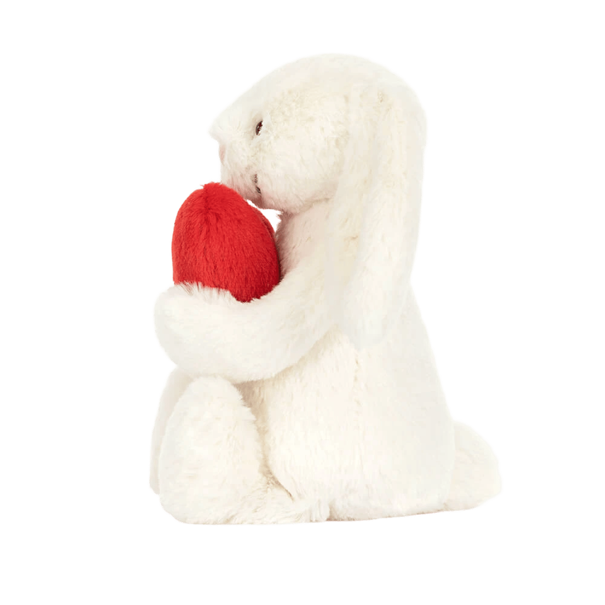 Bashful Red Love Heart Bunny