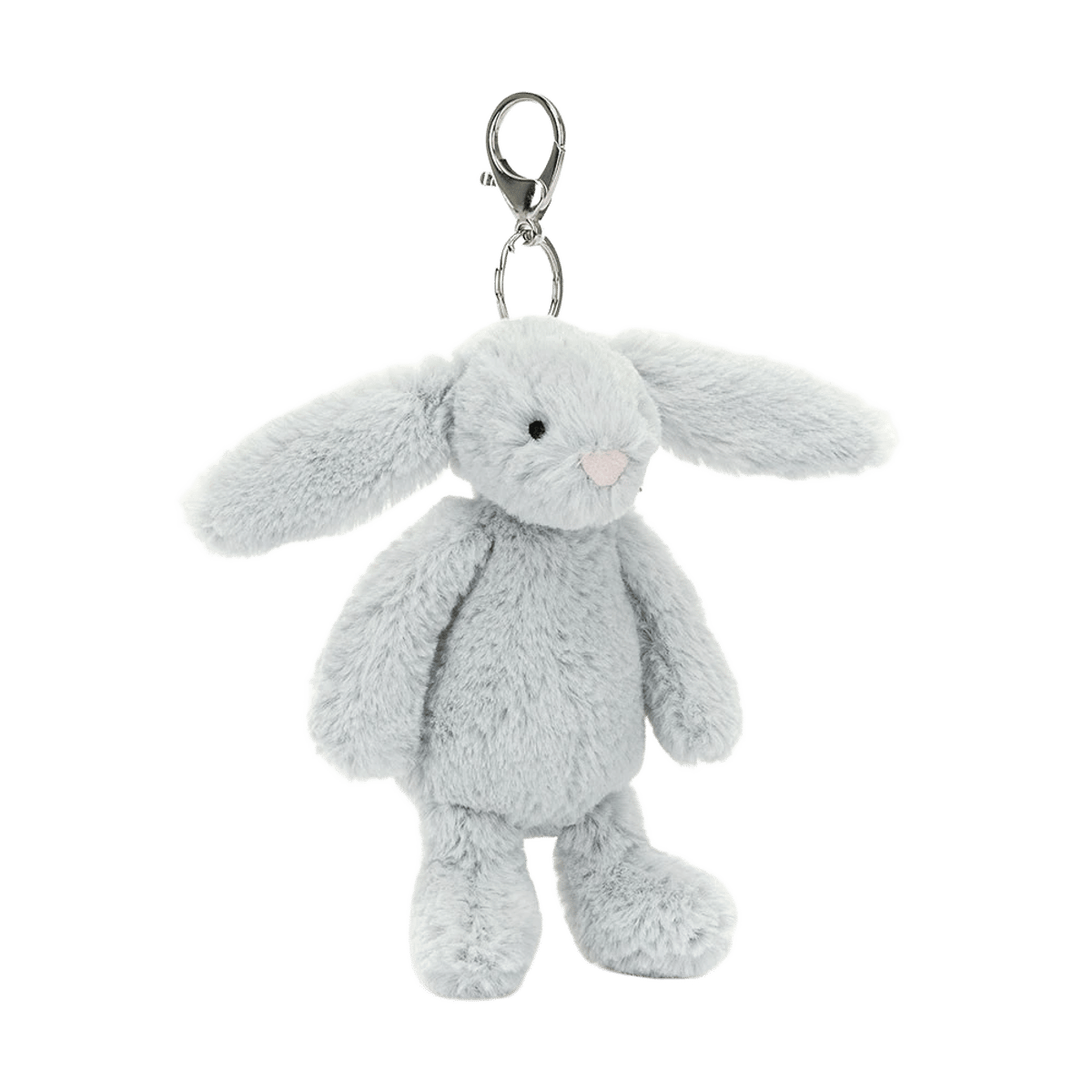 Bashful Silver Bunny Bag Charm