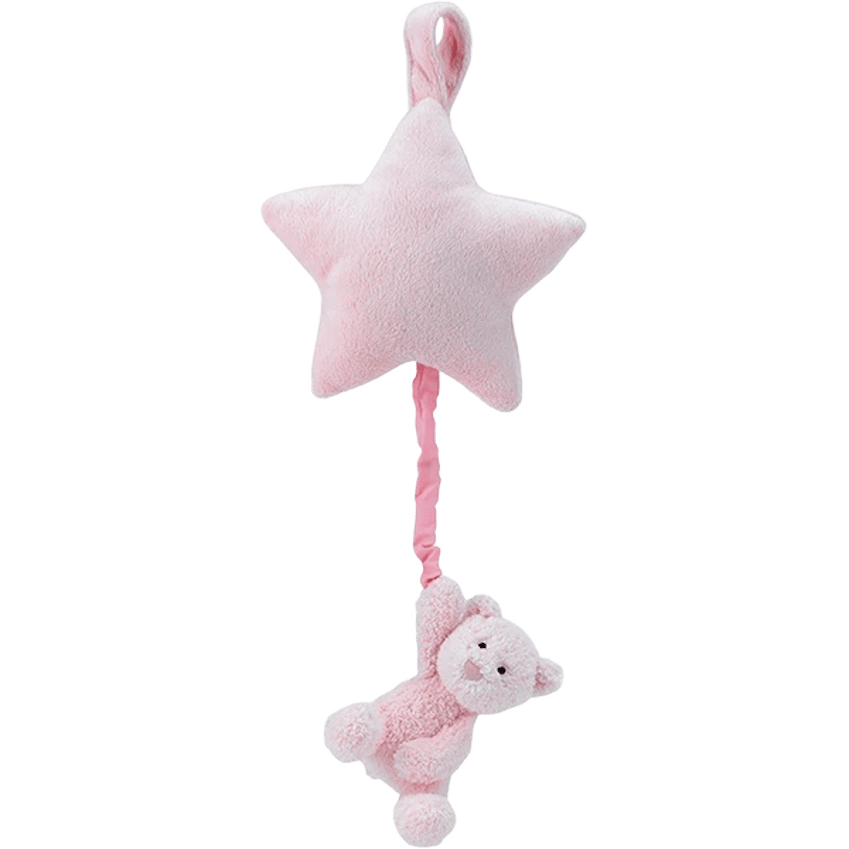 Bebe Pink Bear Star Musical Pull