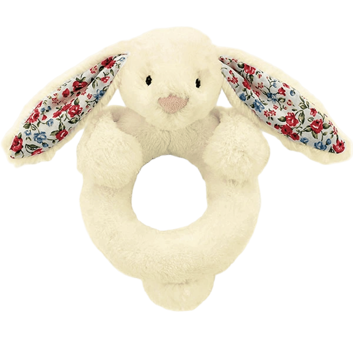 Blossom Cream Bunny Grabber Rattle