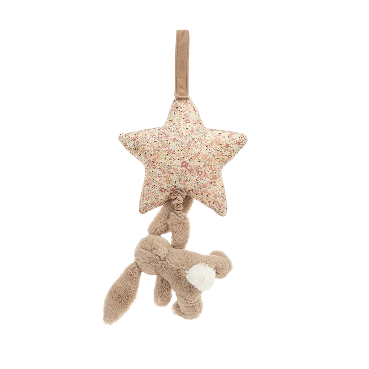 Blossom Bea Beige Bunny Musical Pull