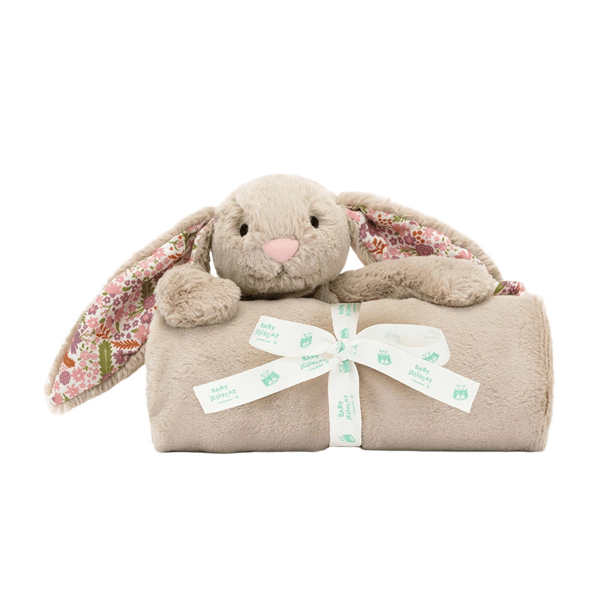 Blossom Beige Bunny 'Petal' Blankie