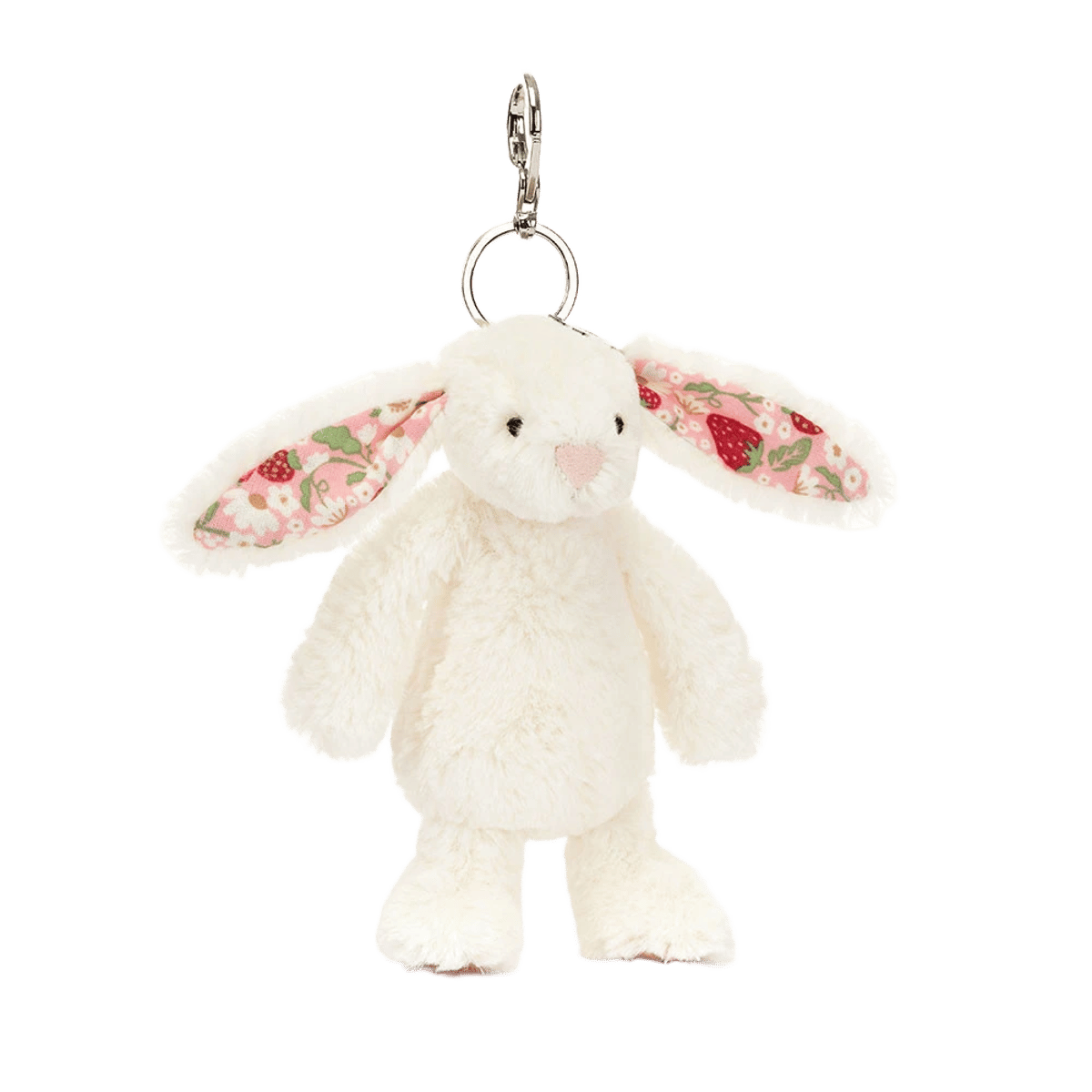 Blossom Cream Bunny 'Berry' Bag Charm