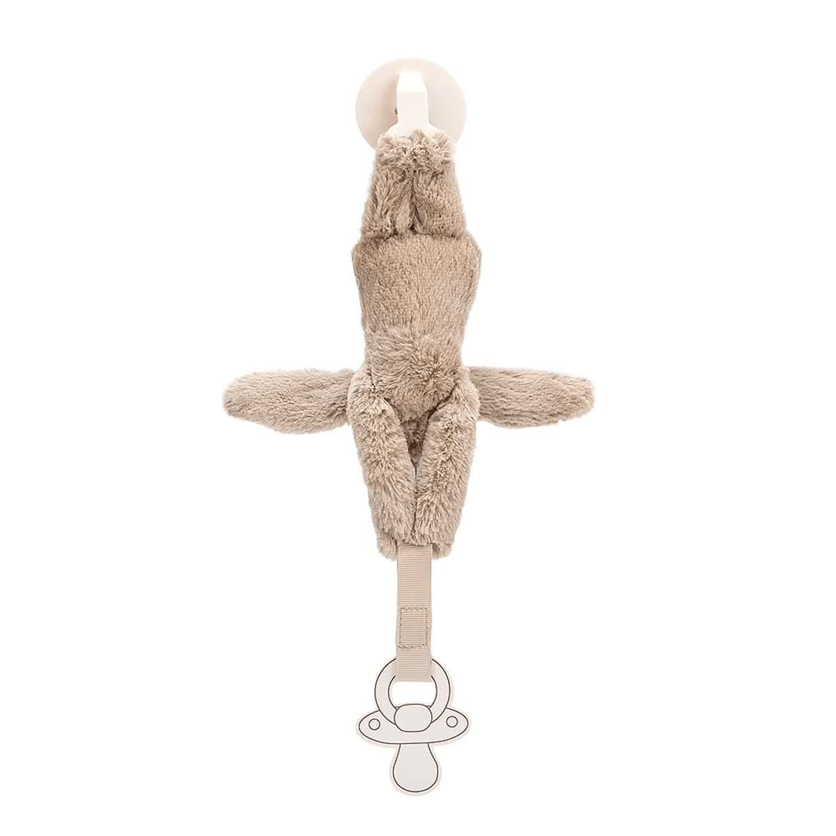 Bunny Dummy Holder Bashful Beige