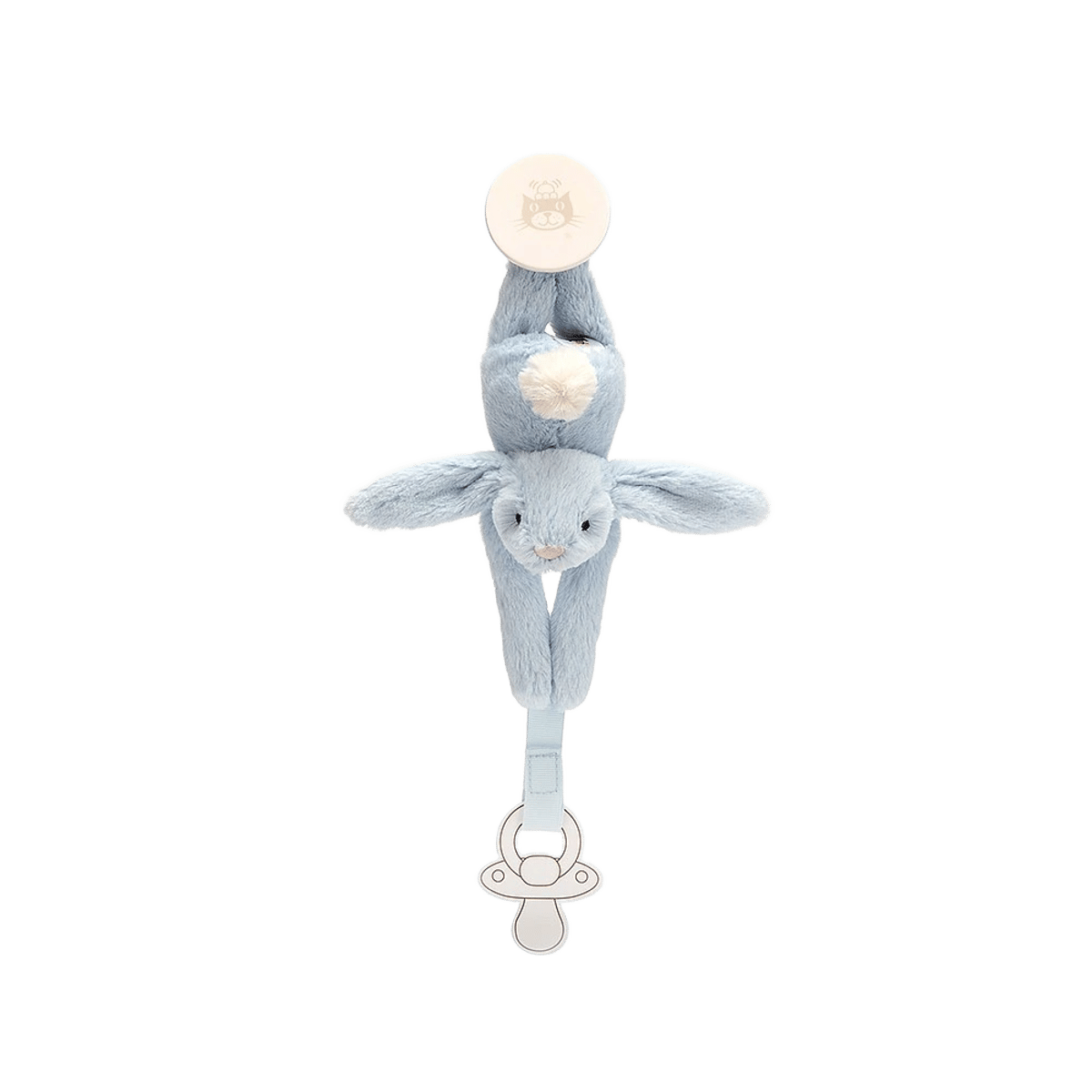 Bunny Dummy Holder Bashful Blue