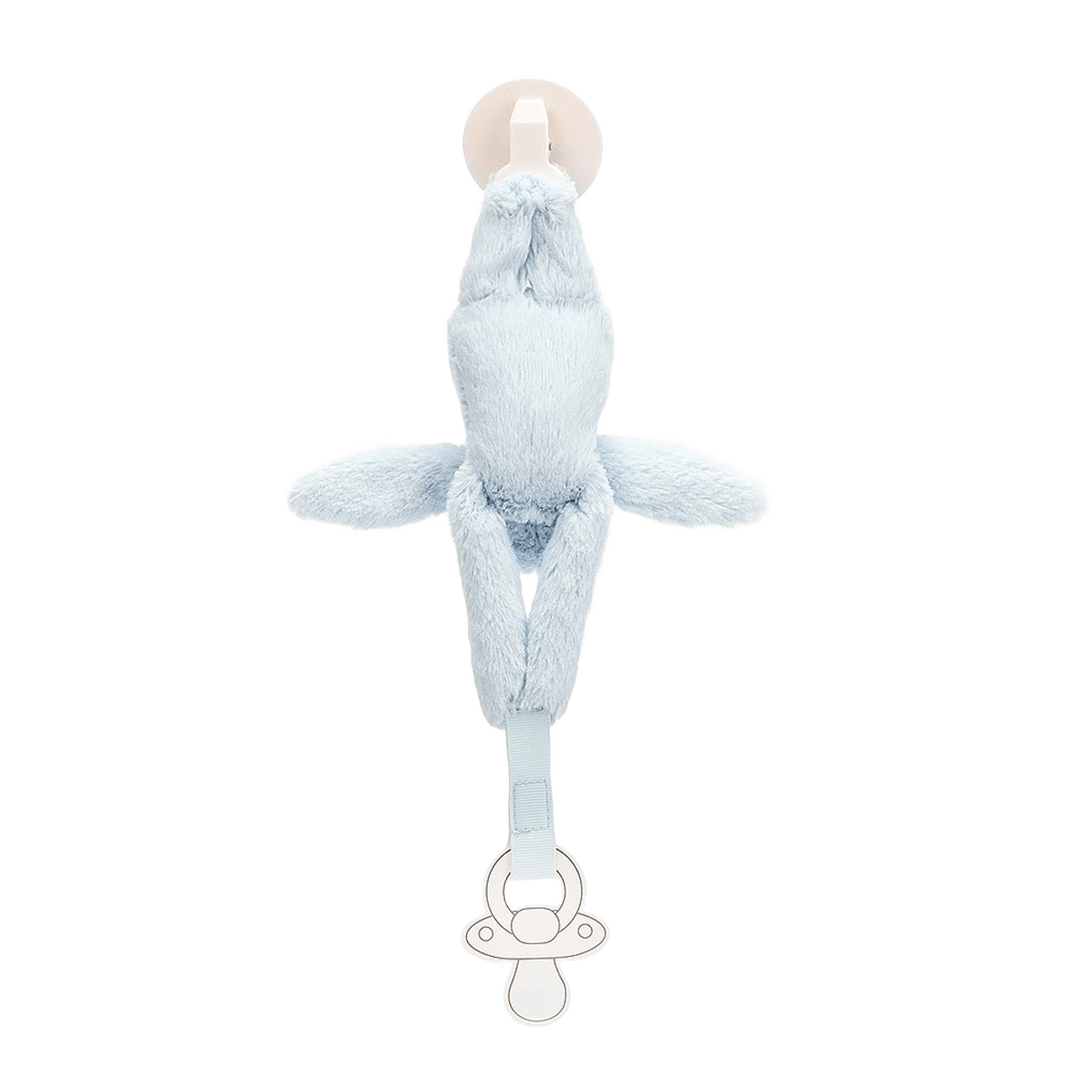 Bunny Dummy Holder Bashful Blue