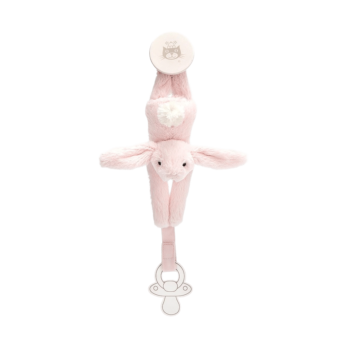 Bunny Dummy Holder Bashful Pink