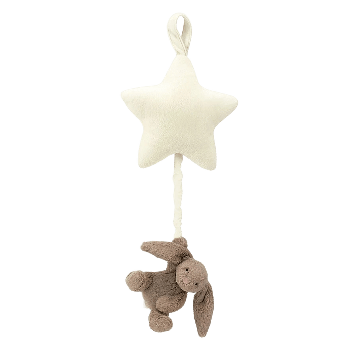 Bunny Star Pull Musical Bashful Beige