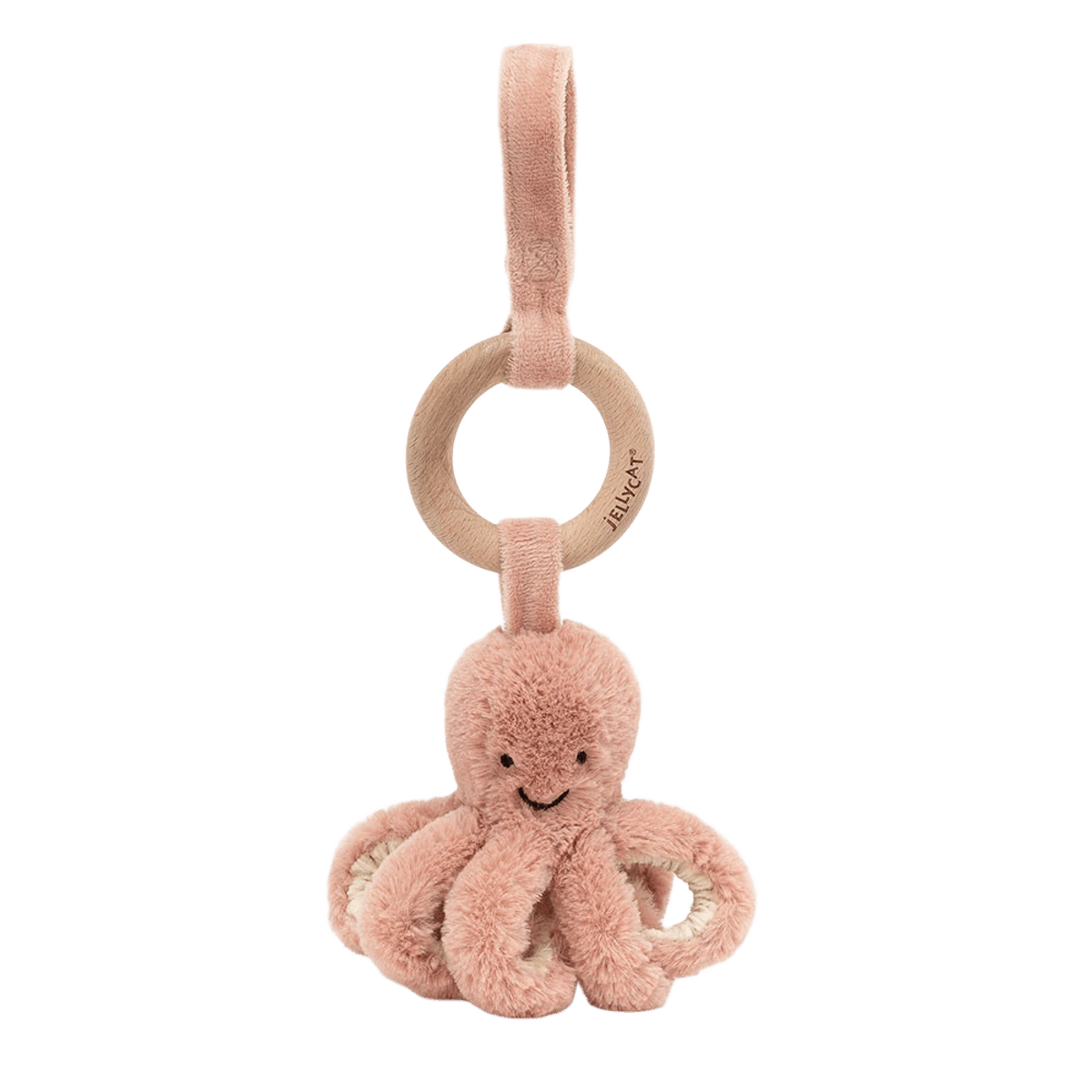 Odell Octopus Wooden Ring Toy