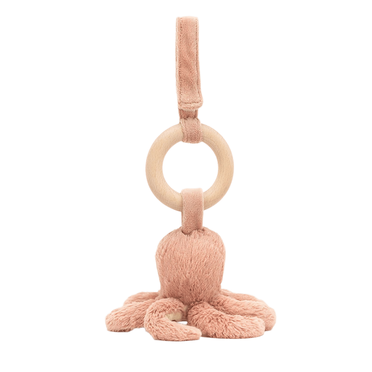 Odell Octopus Wooden Ring Toy