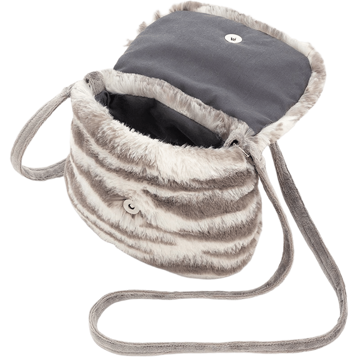 Sacha Snow Tiger Shoulder Bag
