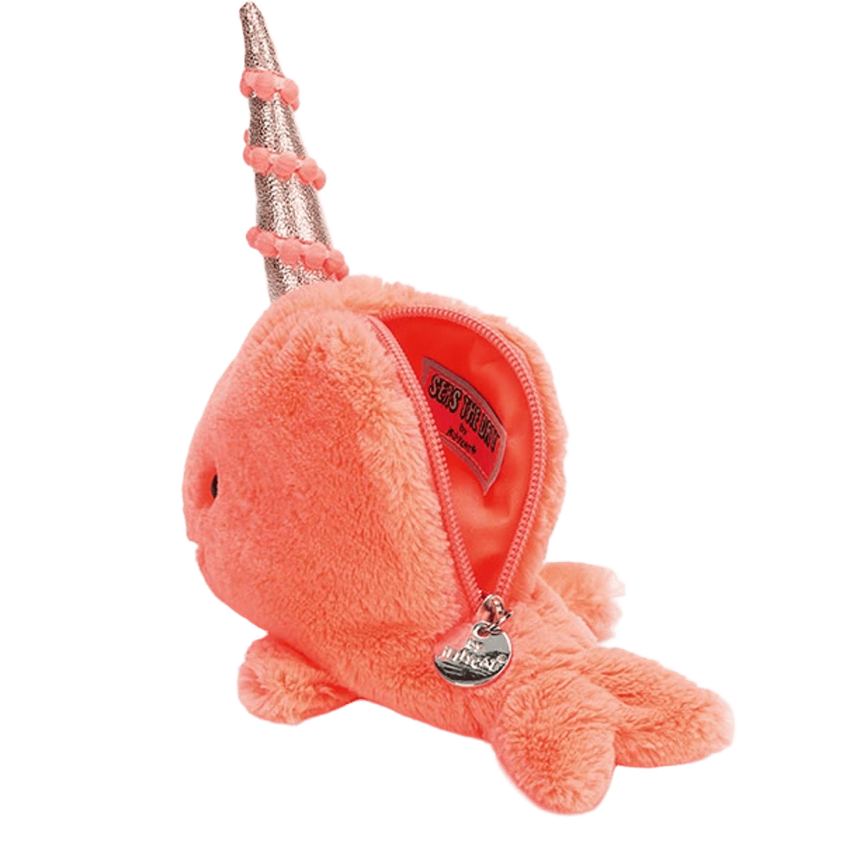 Seas the Day Coral Coin Purse