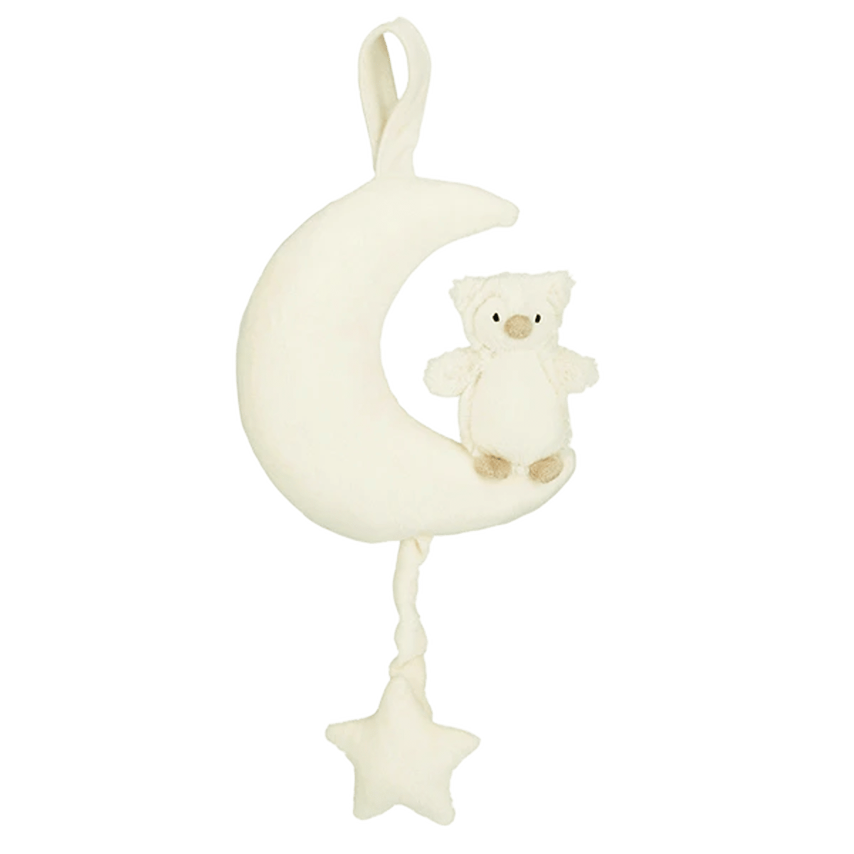 Snowy Owl Star Musical Pull