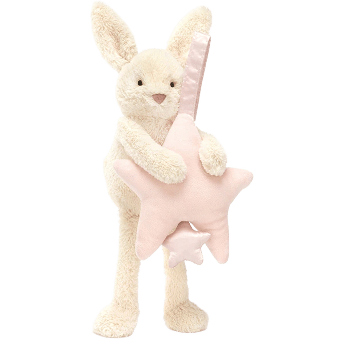 Star Bunny Pink Musical Pull