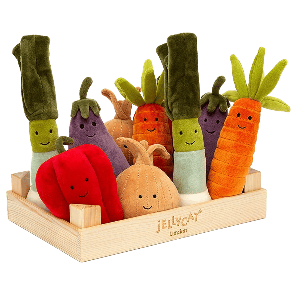 Vivacious Vegetables Wooden Box