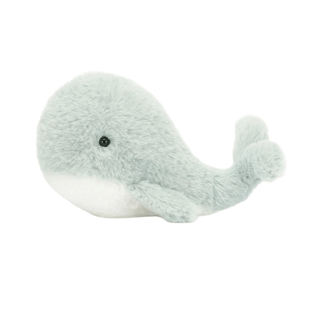 Wavelly Whale - Light Grey