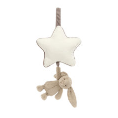 Bashful Beige Bunny Musical Pull