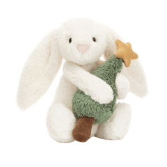 Bashful Bunny with Christmas Tree