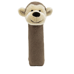 Bashful Monkey Squeaker Toy