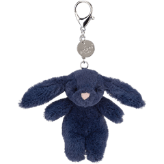 Bashful Navy Bunny Bag Charm