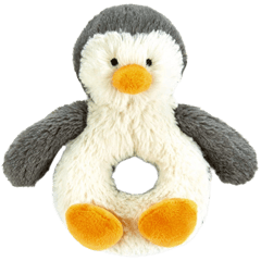 Bashful Penguin Grabber Rattle