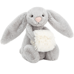 Bashful Silver Snow Bunny