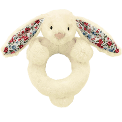 Blossom Cream Bunny Grabber Rattle
