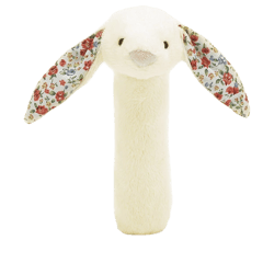 Blossom Bashful Cream Bunny Squeaker Toy