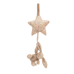 Blossom Bea Beige Bunny Musical Pull